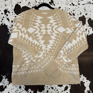 Wonderly Western Aztec Sweater
